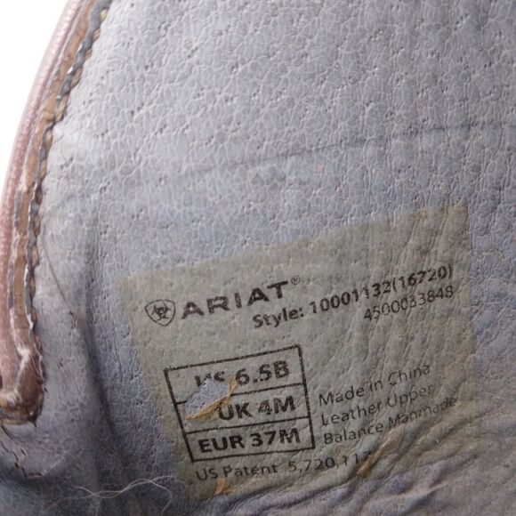 Ariat Probaby Boots 16720 Driftwood Brown Western Cowgirl Womens Size 6.5 B - Picture 11 of 14